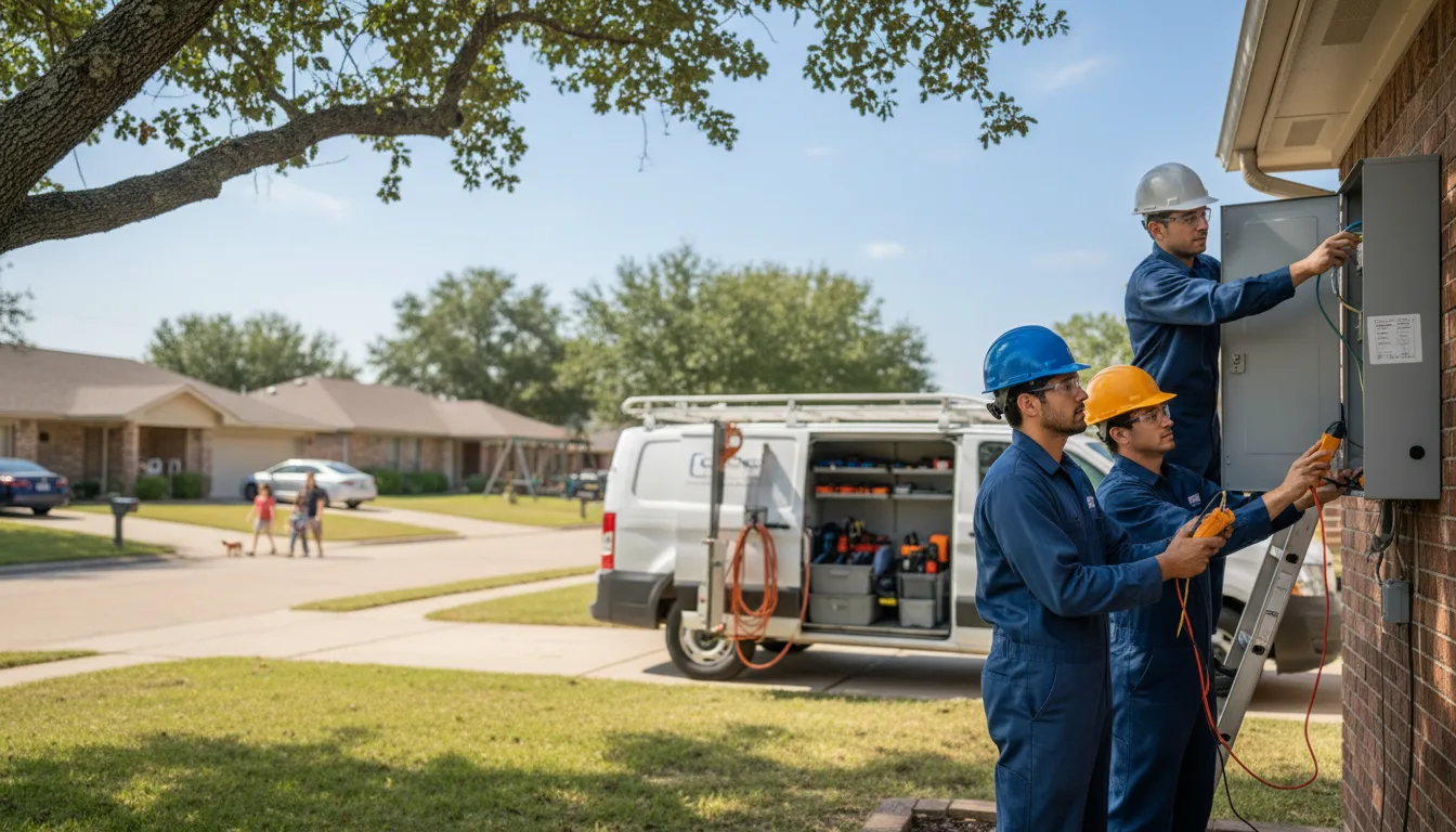 Certified electrician providing emergency electrical services in Guntown, MS